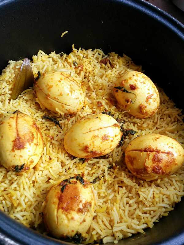 Masala Egg Biryani