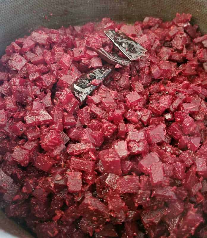 Beetroot Poriyal