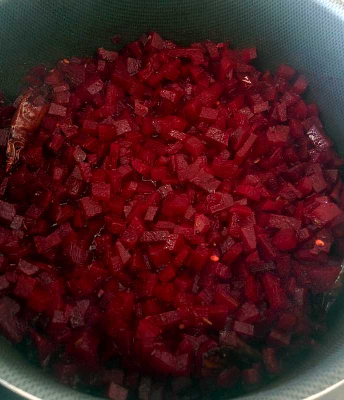 Beetroot Poriyal